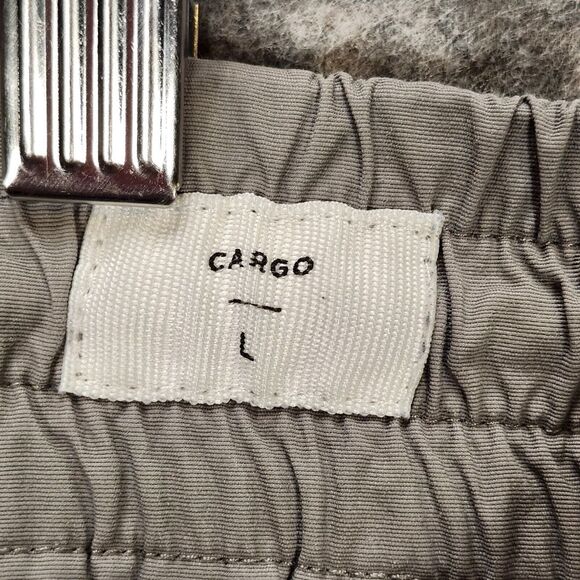 Pacsun Cargo Pants Women Large Gray Gorpcore Hiking Utility High Rise Zip Pocket - Picture 3 of 15